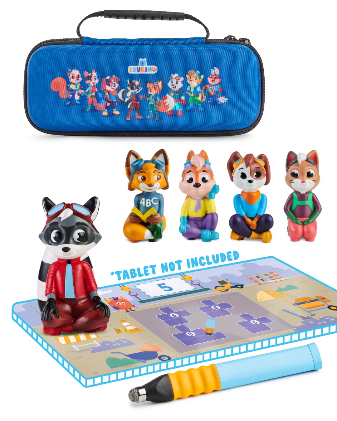 Edurino Play & Learn Bundle - Phonic Skills, Numbers & Shapes, Early Coding, Creativity, Body Parts - Fun Educational Toy for Kids 4+ - Includes 5 x Figurines, Pen, App Access