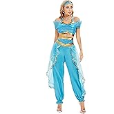 Funna Costume for Women Princess Dress Up Outfit Party Supplies
