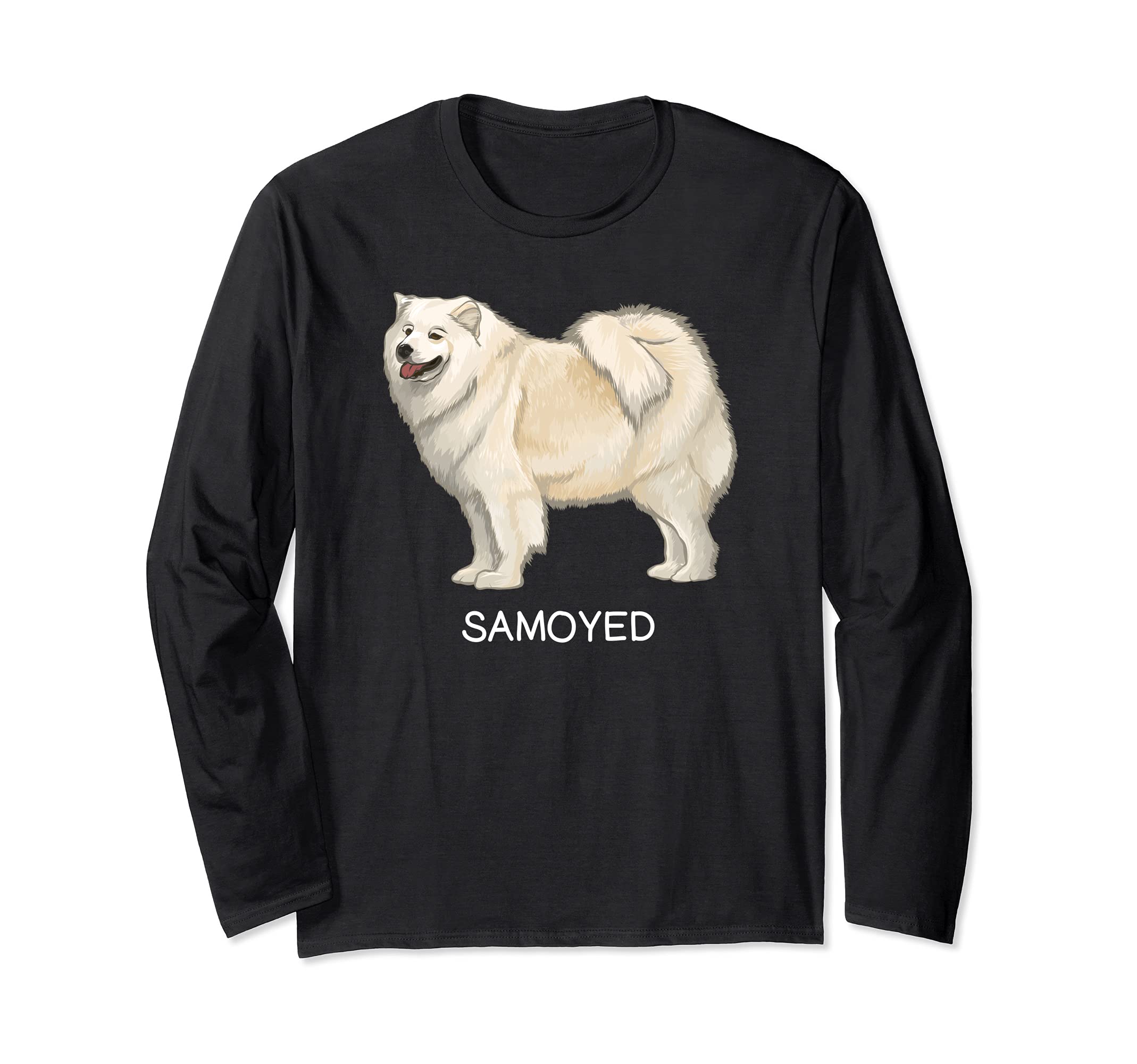 Samoyed Crazy Dog Lover Long Sleeve T-Shirt