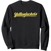 Yellowjackets Yellow Text Logo Sweatshirt