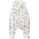 Duomiaomiao 0.5 TOG Toddler Sleep Bag 6-12 Months 100% Cotton Lightweight Baby Sleep Sack with Feet, Breathable Comfy Toddler Wearable Blanket