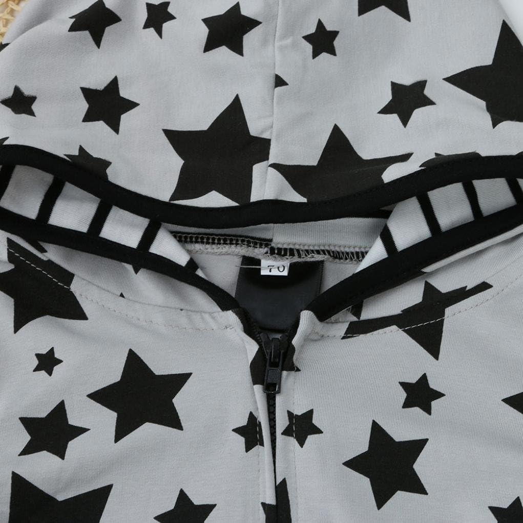 Neugeborenes Baby Junge M/ädchen Kapuze Overall Kleidung 0-24 Monate QinMM Baby Kleidung