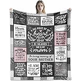 Memorial Gifts for Loss of Mom, Bereavement Gifts Blanket 60"x50", Loss of a Mother Sympathy Gifts, Bereavement Gifts for Loss of Mother, Mom Memorial Gifts, Remembrance Gifts for Loss of Loved One