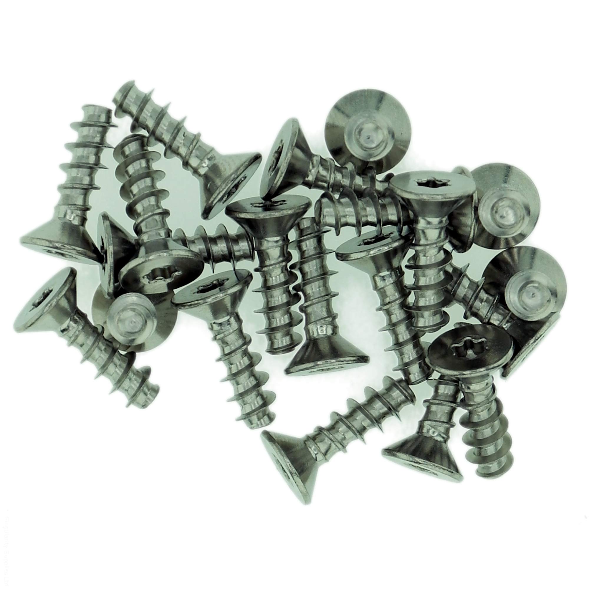 D3 (3mm x 6mm) TX Countersunk Screws for Plastic - Stainless Steel (A2) (Pack of 20)