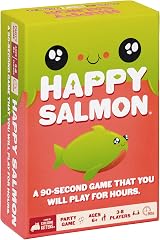 Exploding Kittens Happy Salmon 3-8 Players 90 Second Rounds Ages 6+ view 1