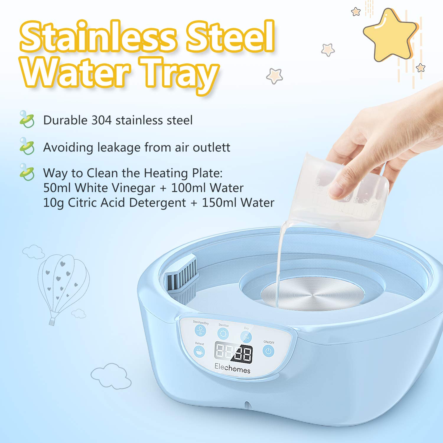 elechomes baby bottle sterilizer and dryer