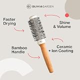 Olivia Garden Healthy Hair Bamboo Thermo-Ceramic Brush HH-33 33mm 50mm view 7
