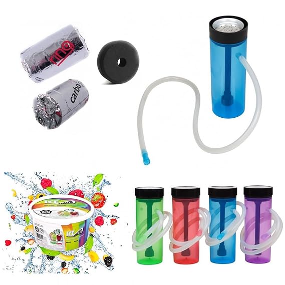 Lava Mobile Shisha Set - 1 Mobile - 1 Carbopol Kohle - 1 Ice Frutz Dampfgel