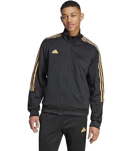 adidas Originals Men's Graphics Y2K Track Top Black/Orange Rush X