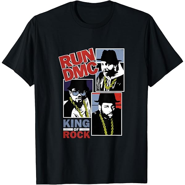 Amazon.com: Run DMC King Of Rock T-Shirt : Clothing, Shoes