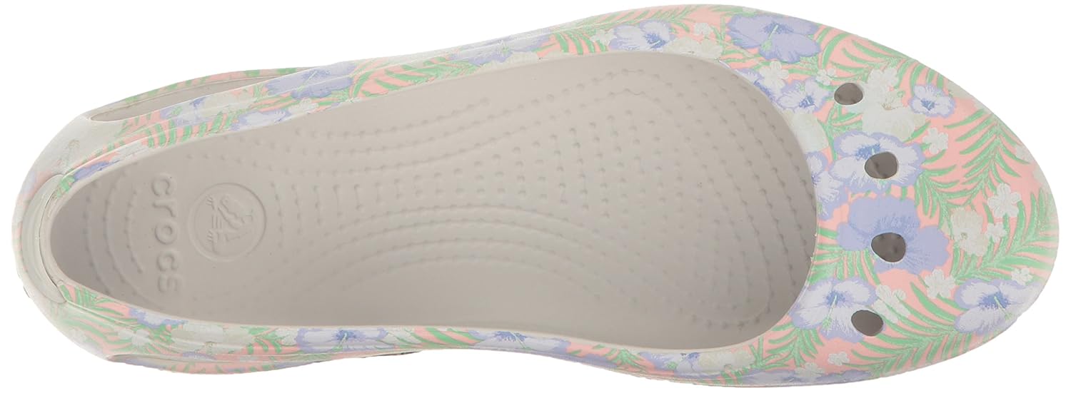 crocs women's kadee graphic w ballet flats