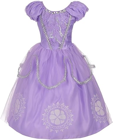 silver princess dress