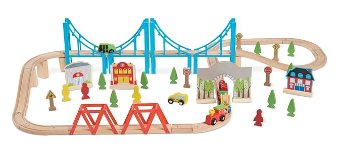 spark create imagine wooden train set