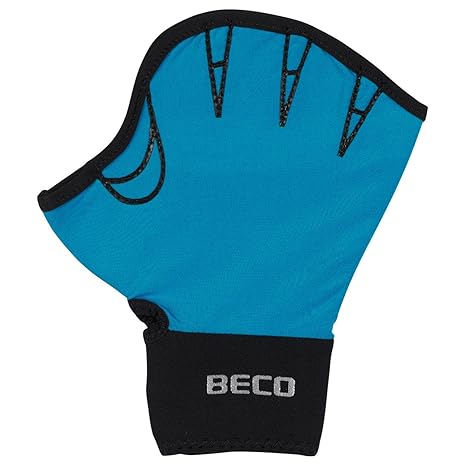 BECO Neoprenhandschuhe offen Schwimmhandschuhe Wasser Training türkis S