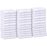 Gold Textiles Bulk Pack 60 Pcs (5 Dozen) White Economy 15x25 Inches Basic Hand Towel - 2.25 lb/dz