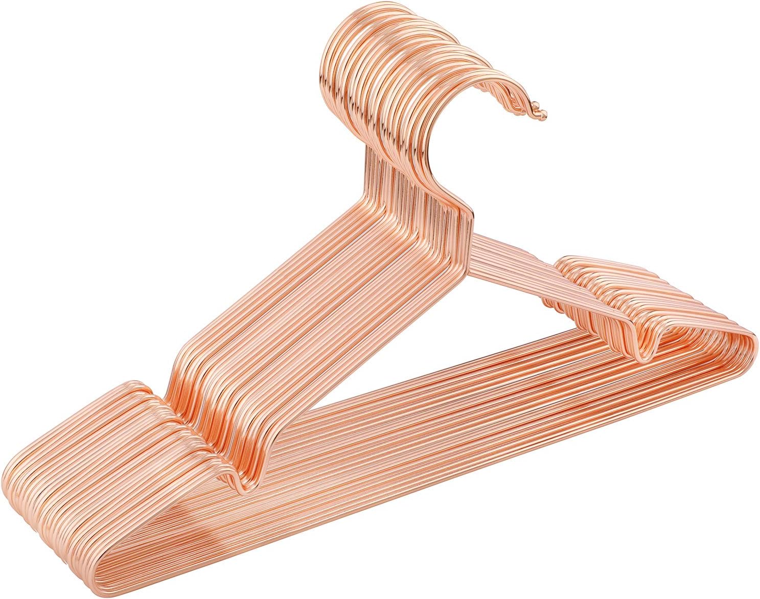 SONGMICS CRI45R-20 20 piece Children’s/Baby Rose Gold Metal Clothes Hangers 35 cm