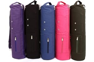 KD SPORTS KD Yoga Bag MAT Cover Full Zip Carry Bag with Multiple Pockets Storage Area Adjustable Strap
