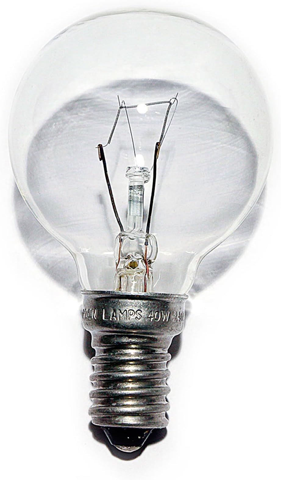 Stearn Electric E14 Light Bulb SES Golf Ball Screw Fitting 42W Clear Ref 40SESCLRGOLF