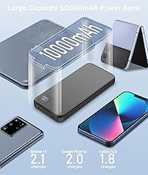 2024 New Slim Portable Charger with Built in