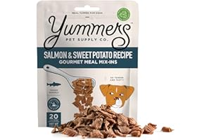 Yummers Premium Salmon & Sweet Potato Meal Mix-Ins, 5 oz - Dog Food Topper for Dry Food - Add Ins, Meal Toppers, Treat Mix - Freeze-Dried for Maximum Flavor - All-Natural & Free of Preservatives