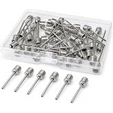 CIZEBO Ball Pump Needles 40pcs, Air Pump Needles for Basketball Inflating, Inflation Sports Pin