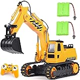 DOUBLE E Remote Control Excavator Toy 2 Batteries