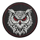 Patches for Backpacks, Funny Owl Printing Patches