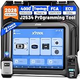 XTOOL X100 MAX2 ECU Programming/Coding Scan Tool, J2534 Reprogramming Tool | Professional Wireless Bidirectional OBD2 Scanner with Topology Mapping, AI-Assisted, 42 Reset, FCA/CANFD/DoIP, 2-Yr Update