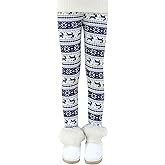 BOOPH Girl Winter Thick Warm Pant Printing Fleece Lined Legging Tight 2-12 Years