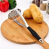 Joyoldelf Stainless Steel Potato Masher with Non Slip Handle view 9