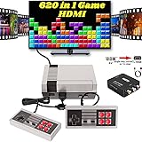 Retro Game Console,Classic Game System Built in 620