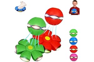 Magic Metaball, Magic Bouncing Ball, Children's Bouncing Ball, Transformation Flying Toy with 6 Light, Parent-Child Interacti