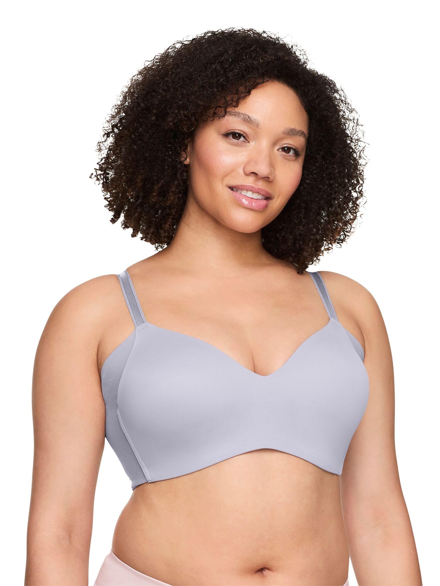 Warner’s Women’s No Side Effects Underarm-Smoothing Wireless Bra Rm3061a, Haze, 40C