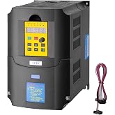 LGIB VFD Variable Frequency Drive 7.5KW 10HP 220V 35A 1 or 3 Phase Input to 3 Phase 0-400HZ Output Control Inverter Converter for CNC Spindle Motor Speed Control