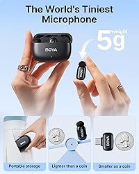 BOYA mini Wireless Lavalier Microphone for