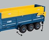 Britains Kane Tri-Axle Halfpipe Trailer 1:32 Farm Toys Compatible 3+ view 4