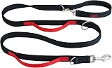 Halti Control Lead - Double Clip Dog Lead with 2 Handles Large 2m Black view 1