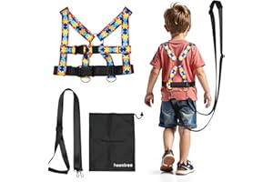 HOOMTREE Safety Harness Leash for Special Needs Child Aged 3-6 Years Ajustable, Sturdy Walking Harness for Older Children with Grab Handle, Keeping Active ADHD/ASD Autism Kids Safe in Public