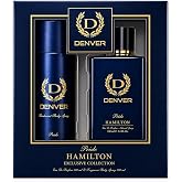 Denver Pride Premium Collection Gift Set for Men | Deodorant Body Spray 5.0 Fl Oz (150 ml) + Eau de Parfum 3.38 Fl Oz (100 ml) Combo | Long-Lasting Deo, Mens Perfume Fragrance and Odor Protection