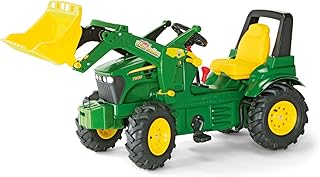 Rolly Toys rollyFarmtrac John Deere 7930 (mit Frontlader, für Kinder von 3 bis 8 Jahre, Zweigangschaltung, Sitz verstellbar) 710126