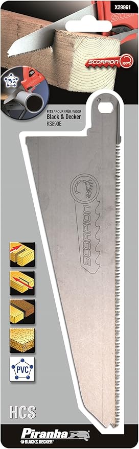 Black Decker X29961 Scorpion Lame Pour Scie Special Bois Plastique Import Grande Bretagne Amazon Fr Bricolage