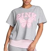Victoria's Secret Pink | Elle Campus Cotton&trade; Cropped Tee
