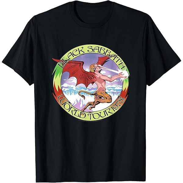 Amazon.com: Black Sabbath Official World Tour '78 T-Shirt