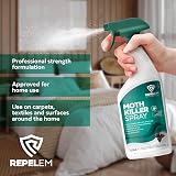 REPELEM Moth Killer Spray 1L Professional Strength Permethrin view 4