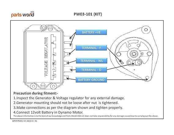 Parts & Accessories New Ford Tractor Voltage Regulator 2000 3000 4000