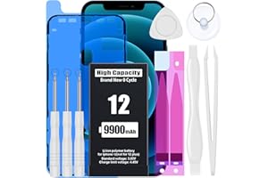 EMNT Battery for iPhone High Capacity Than Others Replacement Battery with Complete Repair Tool Kit and Instructions (for iPhone 12/12 pro 2024)
