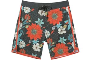 SURF CUZ Men's Board Short Beach Short 4-Way Stretch Swim Short