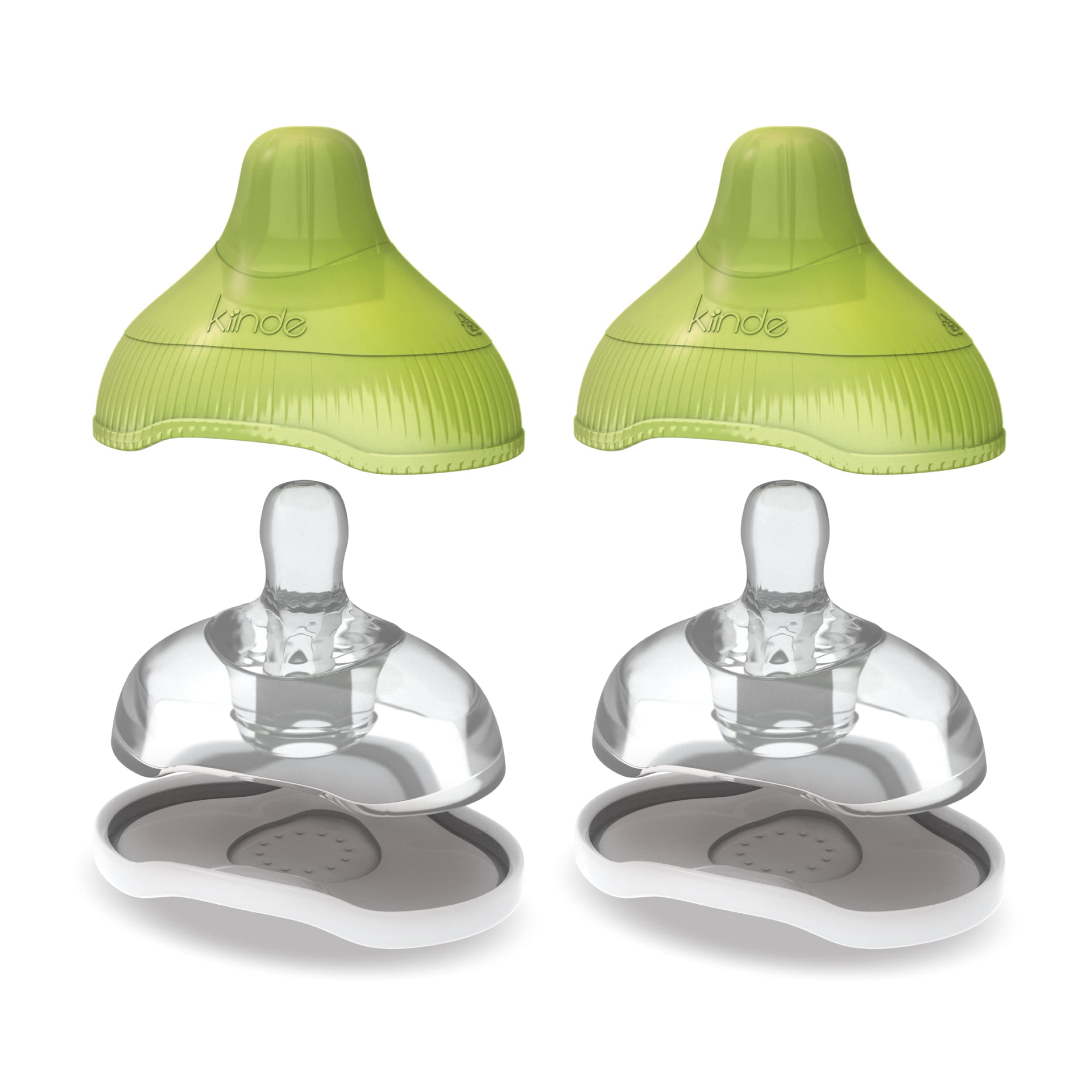 Photo 1 of Kiinde Twist Active Latch Nipples for Breast Milk or Formula Feeding - Slow Flow (2 Pack)
