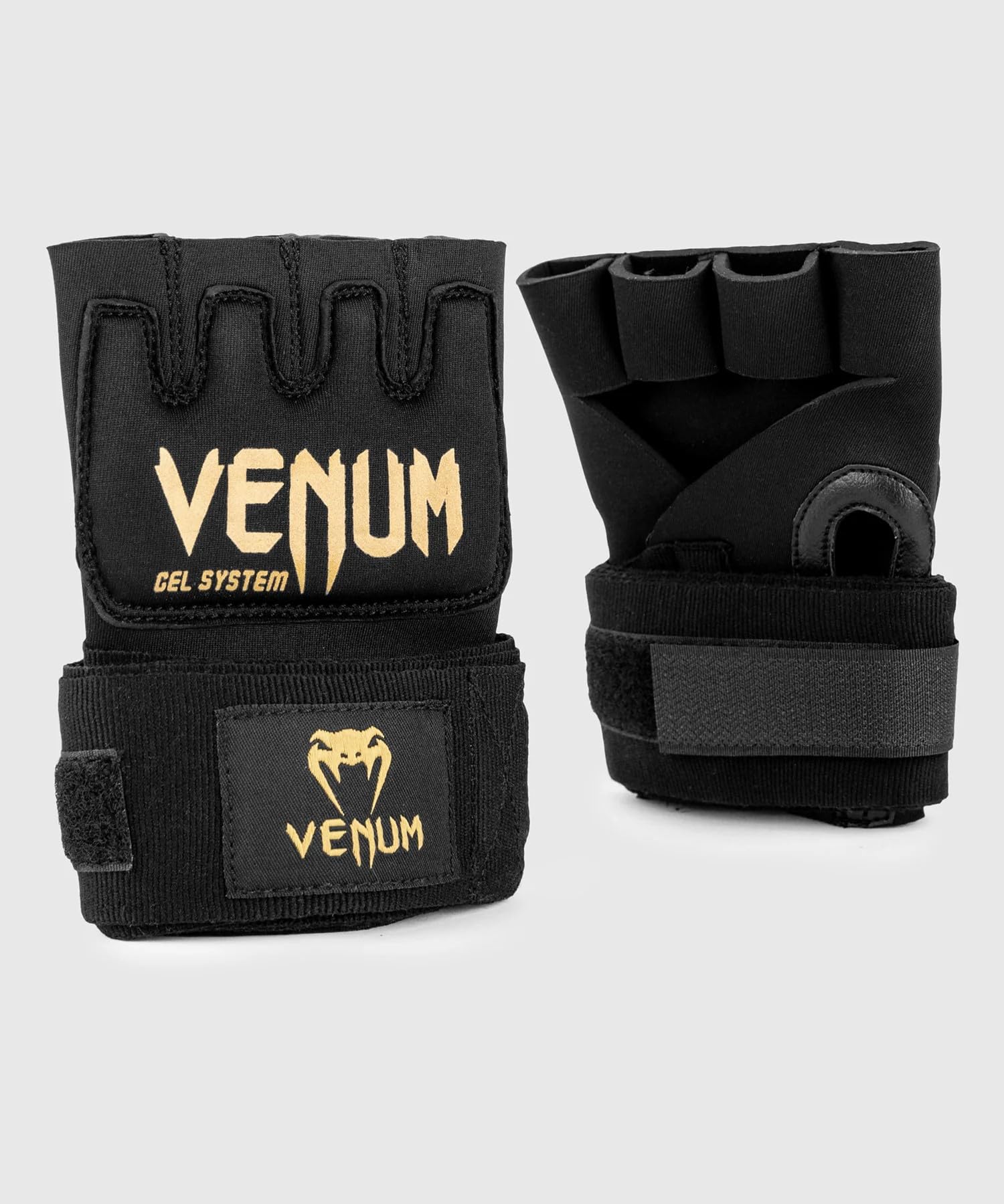 Venum, Kontact Gel Quick Wraps, Men's, XL, Black/Gold