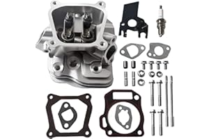 GOIRTUTSS Assembled Cylinder Head Kit for Honda GX160 GX200 5.5HP 6.5HP for Predator 212cc Non Hemi Engines with Valves, Rockers,Head Gaskets, Spark Plug